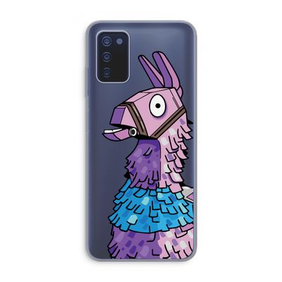 Lama: Samsung Galaxy A03s Transparant Hoesje