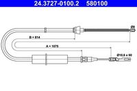Handremkabel 24372701002