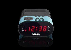 Lenco CR-07 Wekker radio Blauw