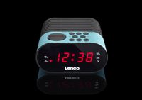 Lenco CR-07 Wekker radio Blauw - thumbnail