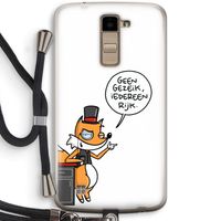 Geen Gezeik: LG K10 (2016) Transparant Hoesje met koord