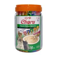 INABA Churu Varieties Chicken and tuna - Kattensnoepje - 50 x 14g