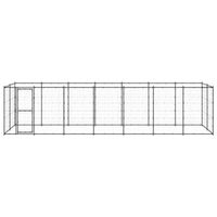 The Living Store Hondenkennel - Draadgaas - 770 x 220 x 180 cm - Zwart - thumbnail