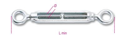 Beta 8005Z-2K M6-Spanschroef Met 2 Ogen 2Dlg - 080059306