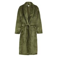 Good Morning Badjas, Groen - (XS/S) - Polyvelvet