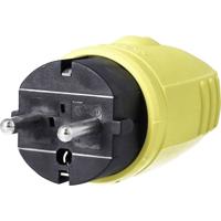 AS Schwabe 62403 Stekker met randaarde Rubber 230 V Geel IP44