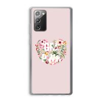 GRL PWR Flower: Samsung Galaxy Note 20 / Note 20 5G Transparant Hoesje