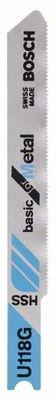 Bosch Accessoires Decoupeerzaagblad U 118 G Basic for Metal 3st - 2608631770