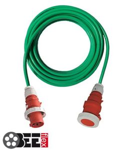 Verlengkabel 400V 63A 50M 5x16mm BEE-flex aluminium