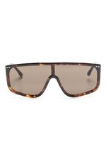 Isabel Marant Eyewear lunettes de soleil Elora à monture oversize - Marron - thumbnail