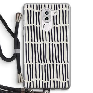 Moroccan stripes: Honor 6X Transparant Hoesje met koord