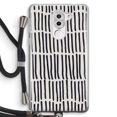 Moroccan stripes: Honor 6X Transparant Hoesje met koord