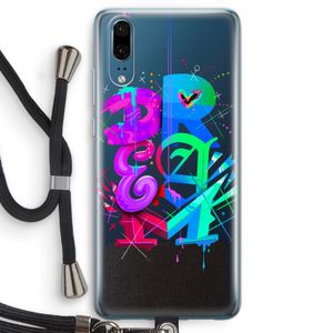 Dream: Huawei P20 Transparant Hoesje met koord