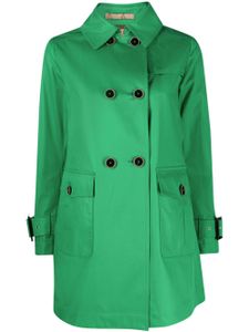 Herno trench imperméable à boutonnière croisée - Vert