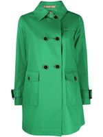 Herno trench imperméable à boutonnière croisée - Vert - thumbnail