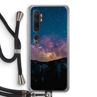 Travel to space: Xiaomi Mi Note 10 Pro Transparant Hoesje met koord