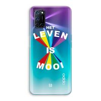 Het Leven Is Mooi: Oppo A52 Transparant Hoesje