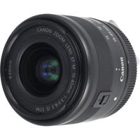 Canon EF-M 15-45mm f/3.5-6.3 IS STM zwart occasion