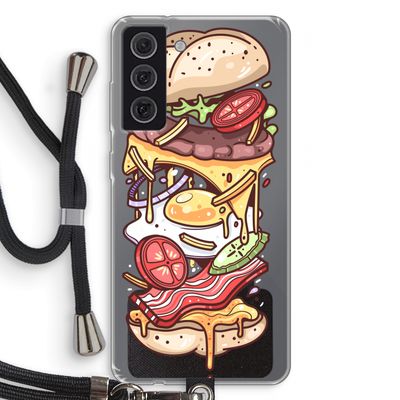 Diet Coke Please: Samsung Galaxy S21 FE Transparant Hoesje met koord