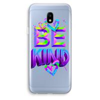 Be Kind: Samsung Galaxy J3 (2017) Transparant Hoesje