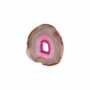 Roze Agaatschijf Gekleurd (Model 91)