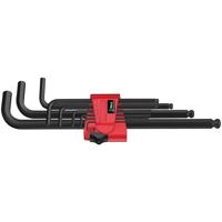 Wera 950 PKL/9 BM N Inbus Haakse schroevendraaierset 1.5 mm, 2 mm, 2.5 mm, 3 mm, 4 mm, 5 mm, 6 mm, 8 mm, 10 mm 9-delig