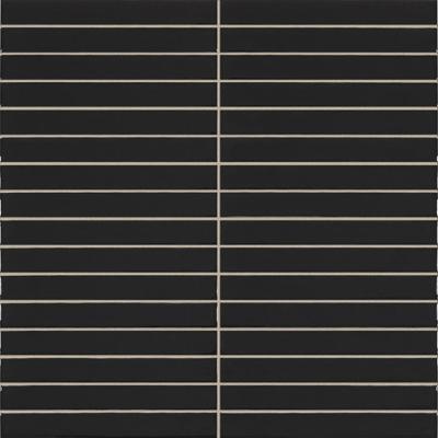 Pencil Kromo Black mozaiektegel 35x35cm