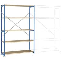 Manuflex RP1036.5007 Magazijnstelling basismodule (b x h x d) 1250 x 2000 x 700 mm Hout