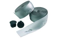Deda Carbon Synthetisch Leren Stuurlint - Zilver