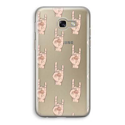 Rock: Samsung Galaxy A5 (2017) Transparant Hoesje