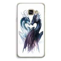 Yin Yang Dragons: Samsung A3 (2017) Transparant Hoesje