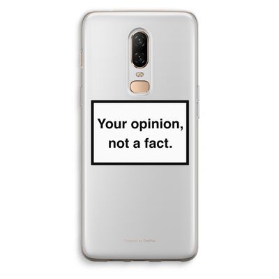 Your opinion: OnePlus 6 Transparant Hoesje