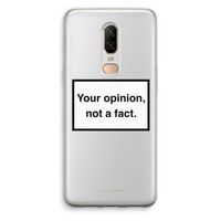 Your opinion: OnePlus 6 Transparant Hoesje