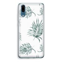 Simple leaves: Huawei P20 Transparant Hoesje - thumbnail