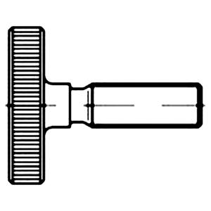 TOOLCRAFT 112086 Kartelbouten M6 20 mm DIN 653 Staal 25 stuk(s)