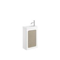Crosswater Alo fonteinset - 40x22cm - wit rotan AL4000FWR Crosswater Alo fonteinset - 40x22cm - wit rotan AL4000FWR