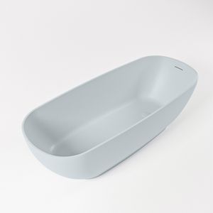 Vrijstaand bad Mondiaz Rock | 170x70 cm | Solid surface | Ovaal | Clay