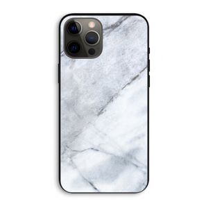 Witte marmer: iPhone 12 Pro Max Biologisch afbreekbaar hoesje