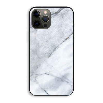 Witte marmer: iPhone 12 Pro Max Biologisch afbreekbaar hoesje