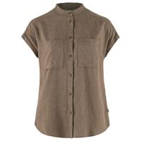 FjÃ¤llrÃ¤ven T-shirt Ã–vik Hemp Shirt W SS, suede brown, Maat: XS - thumbnail