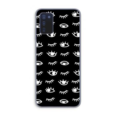 Eye pattern #3: Samsung Galaxy A03s Transparant Hoesje