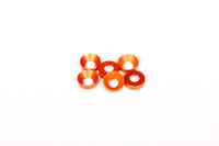 Cone Washer 3x6.9x2mm Orange (6pcs) (AXA1104)