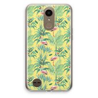 Flamingo party: LG K10 (2017) Transparant Hoesje