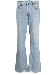 AGOLDE jean bootcut à taille mi-haute - Bleu