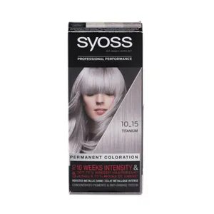 Syoss Permanent Coloration Haarverf - 10-15 Titanium