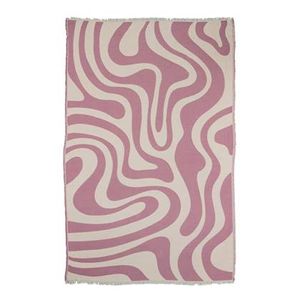 by fonQ Wave Plaid 130 x 200 cm - Roze