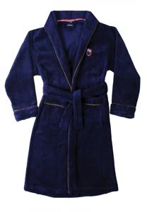 Donkerblauwe badjas tiener - maat 140-176-140