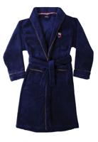 Donkerblauwe badjas tiener - maat 140-176-140