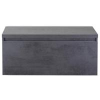 Frozen Badmeubelset 100 cm - Greeplijst in Kleur - Inclusief Wastafelbovenblad Beton Antraciet