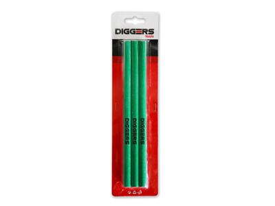 Diggers Schrijnwerkerspotlood | 24cm | Groen | 3 Stuks - DIG395